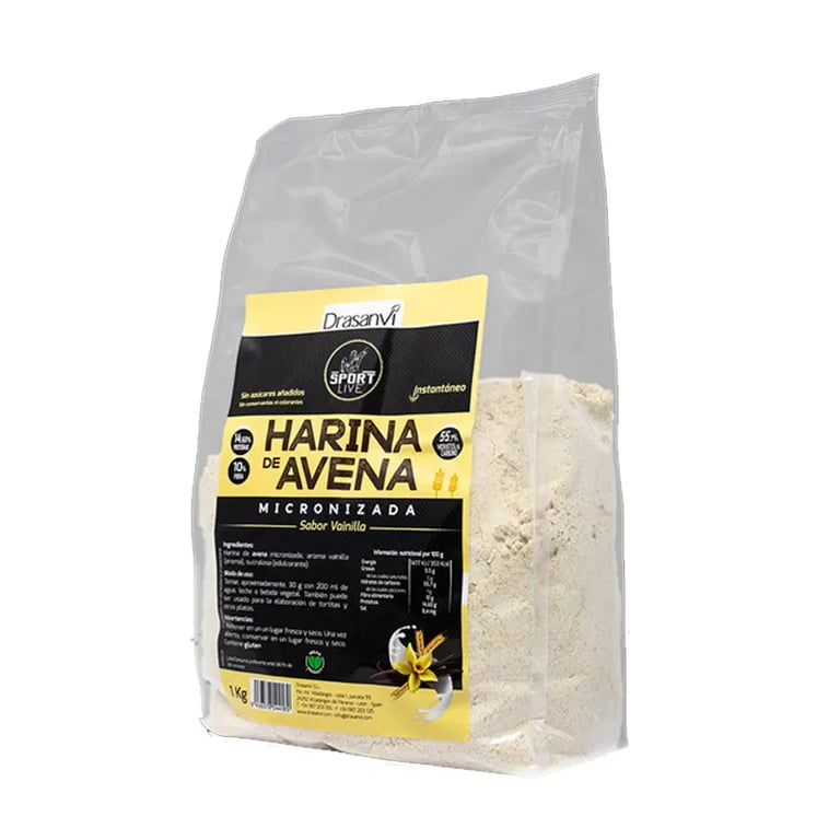 Sport Live Farinha Aveia Sabor Baunilha