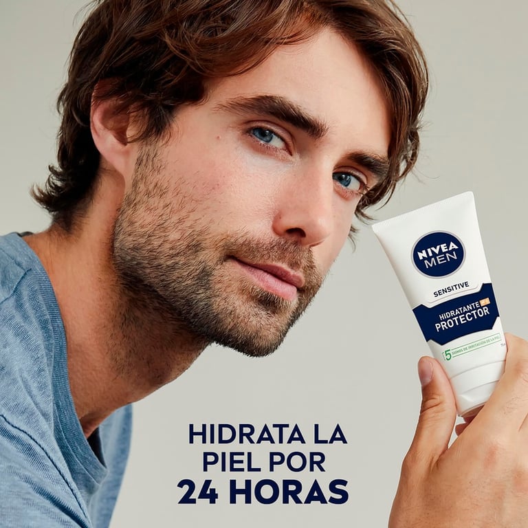 Men Sensitive Protecteur Hydratant 0% Alchol Spf15 75 ml de Nivea