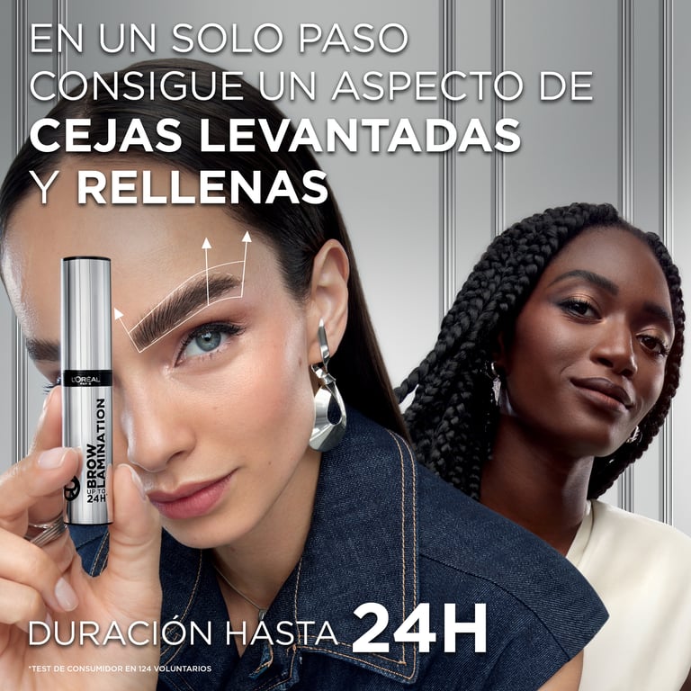 Gel de Laminação de Sobrancelhas Transparente Fixador de Sobrancelhas da L'Oreal Paris