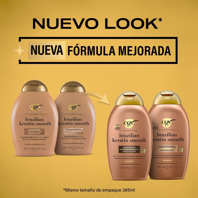 Brazilian Keratin Smooth Conditioner 385 ml von OGX