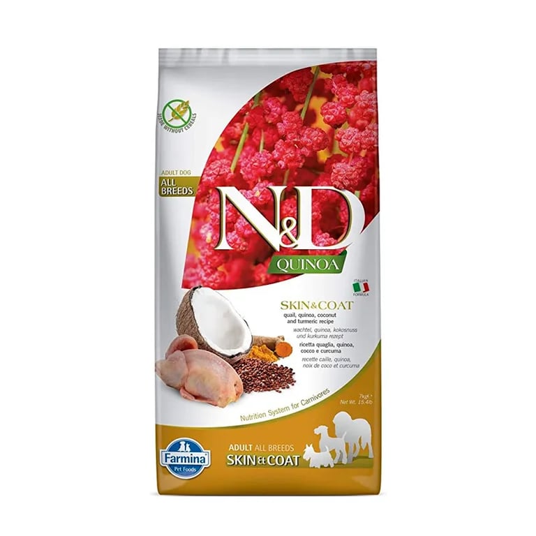 Hondenvoer Hond Volwassen Nd Skin Quinoa Kieviet en Kokos