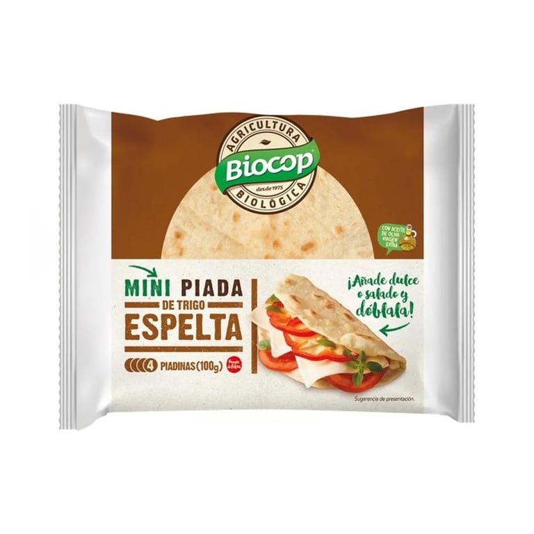 Mini Piada de Blé Épeautre Bio