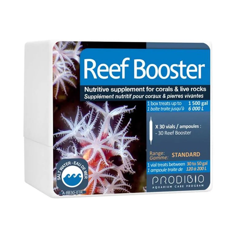 Reef Booster Suplemento 30 Ampollas