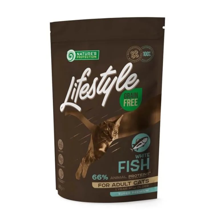 Lifestyle Grain Free Cats Adult Pescado Blanco