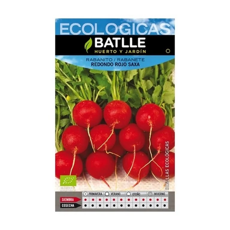 Semillas Rabanito Redondo Rojo Saxa Eco