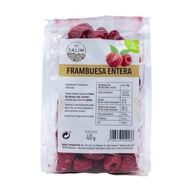 Frambuesa Entera Desecada