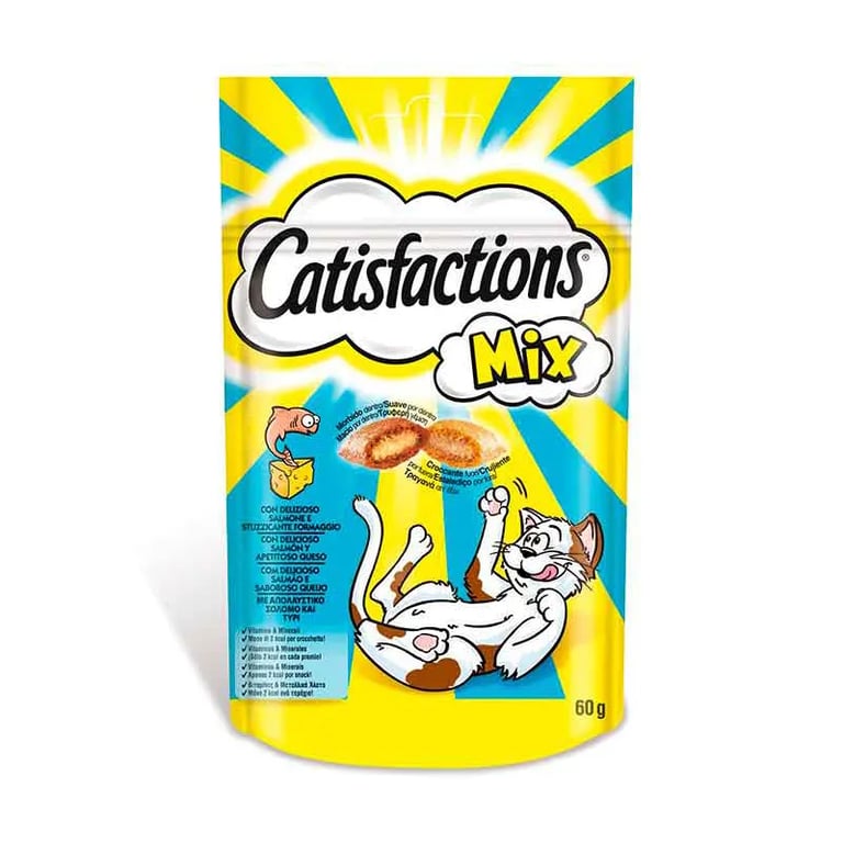 Snack Mix Käse und Lachs für Katzen