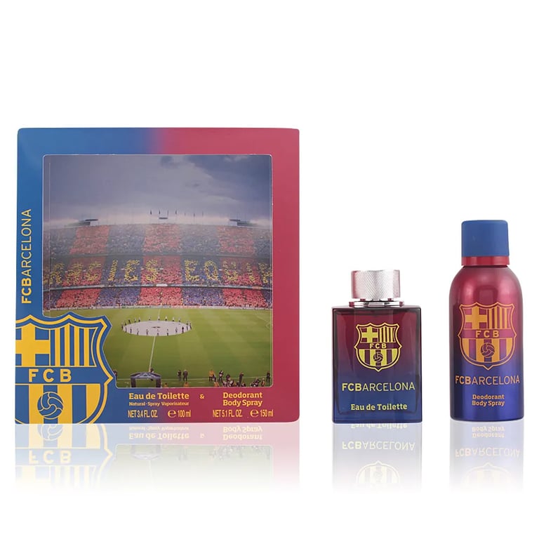FC Barcelona Lote EDT 100 ml + Desodorante 150 ml