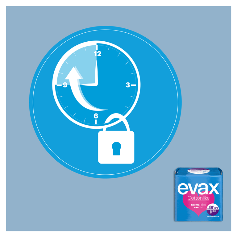 Evax Cottonlike Ailettes Normal 16 Unités de Evax