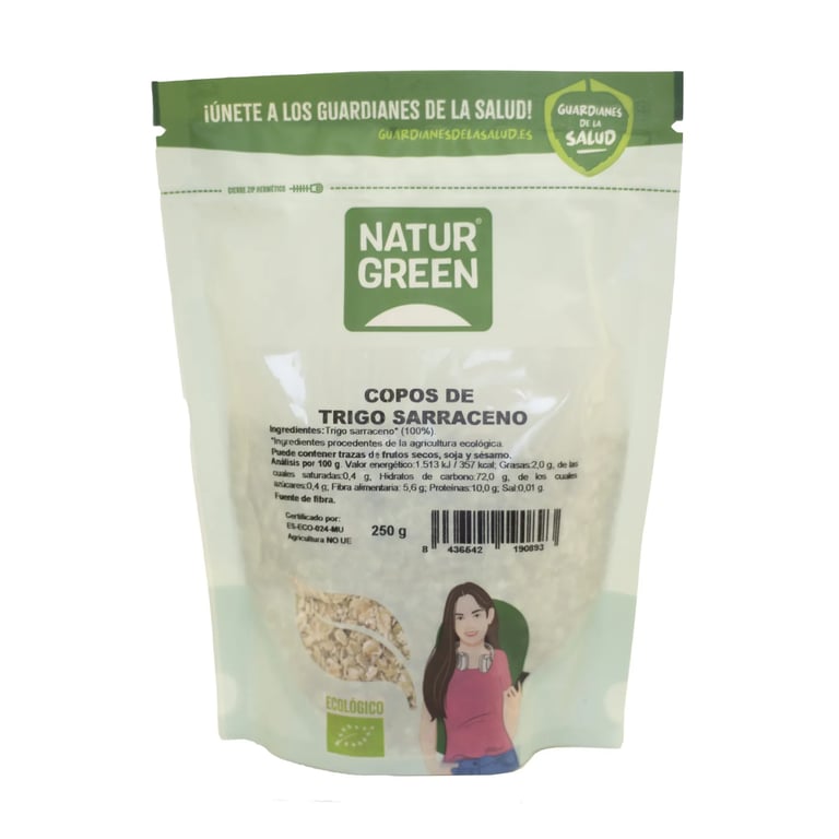 Buchweizenflocken Glutenfrei Bio