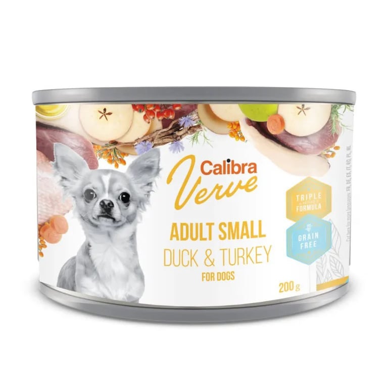 Calibra Dog Gf Verve Adult Small Ente und Truthahn