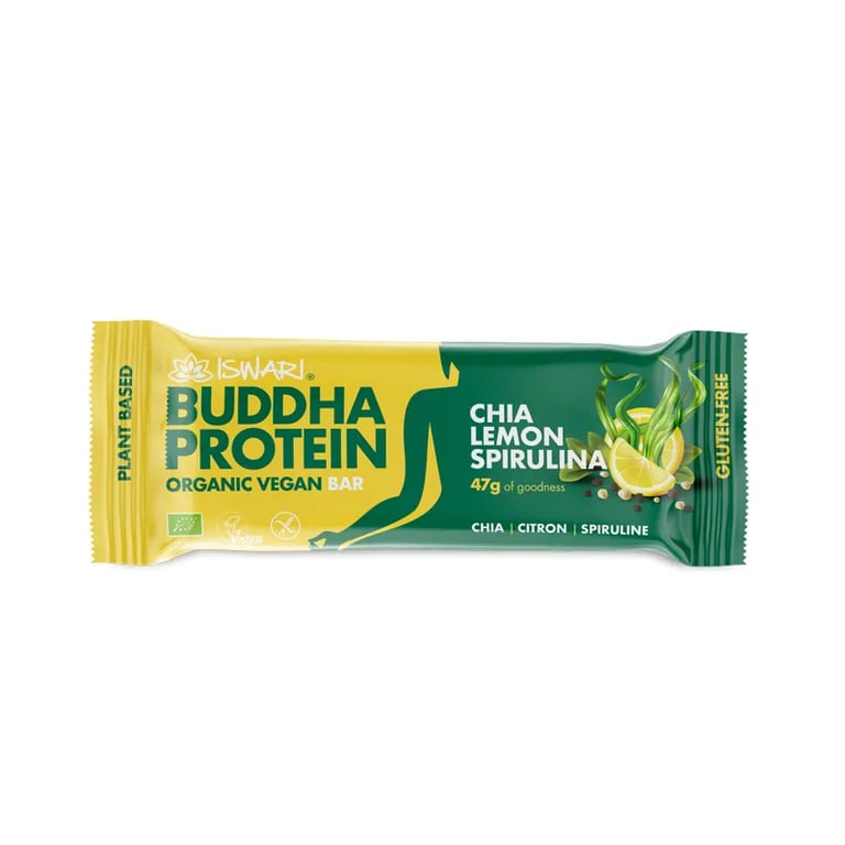 Barritas Buddha Protein Chia Limón Spirulina