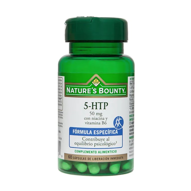 5 Htp 50 Mg Con Niacina Y Vitamina B6