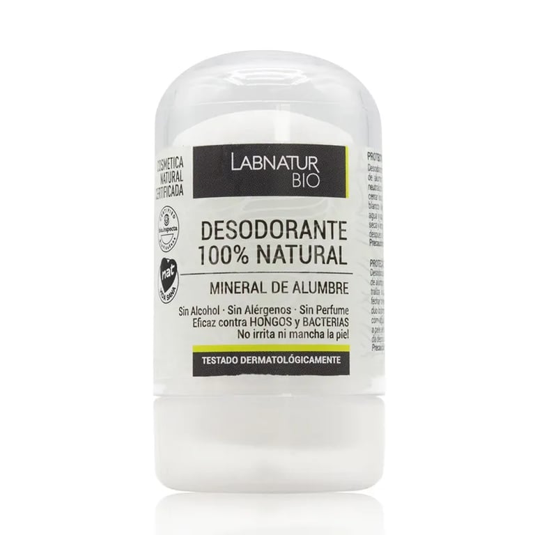 Desodorizante 100% Natural Mineral de Alumínio