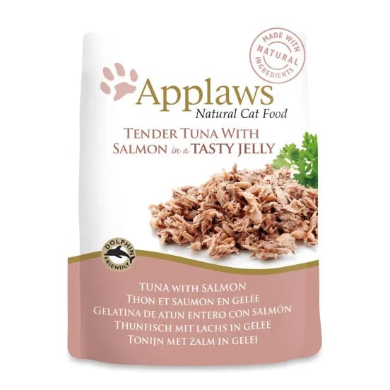 Cat Pouch Gélatine de Thon au Saumon Nourriture Pour Chat 70 g