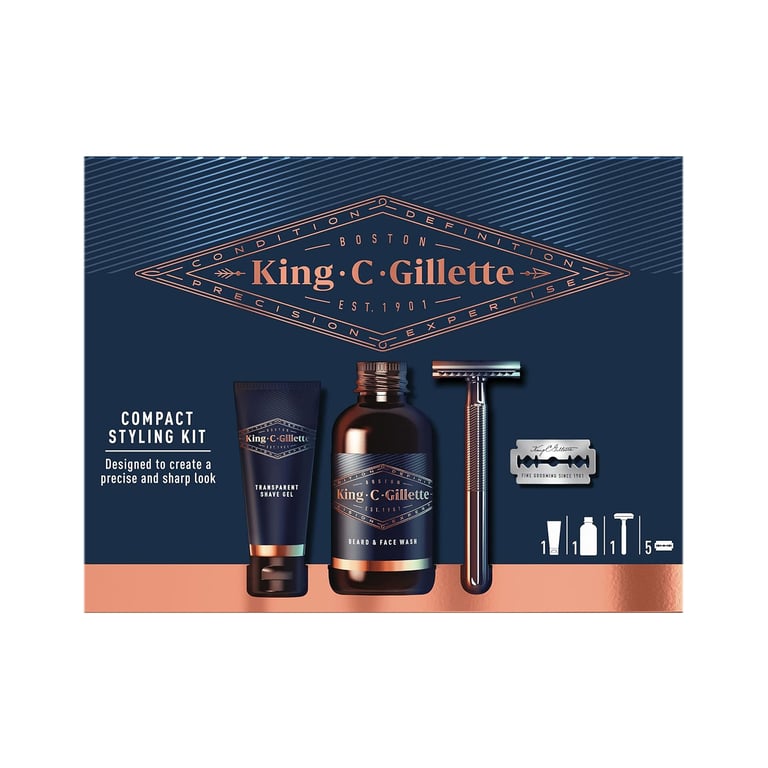 Gillette King Pack 4 Piezas