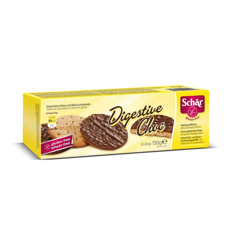 Galletas Digestive Choc Sin Gluten