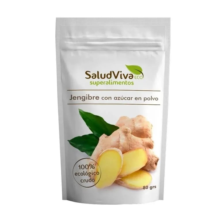 Gingembre Avec Sucre En Poudre Eco