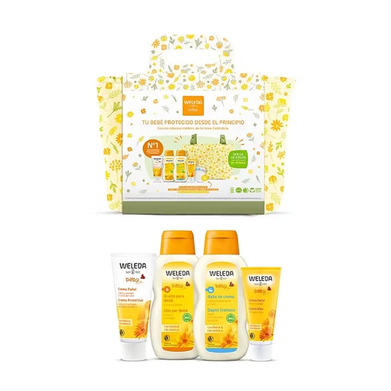 Set Regalo Bienvenido Bebé Bolsa + 5 Piezas