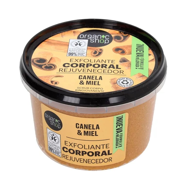 Exfoliante Corporal Rejuvenecedor Canela Y Miel