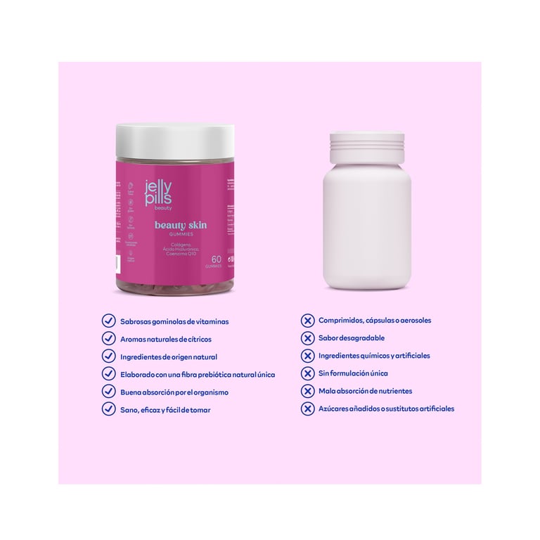 Beauty Skin Gummies 60 Unità di Jelly Pills