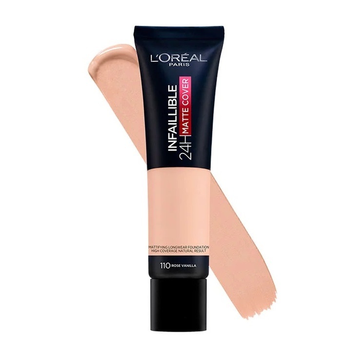 Infaillible 24H Matte Cover Foundation #110-rose vanilla da L'Oreal Paris