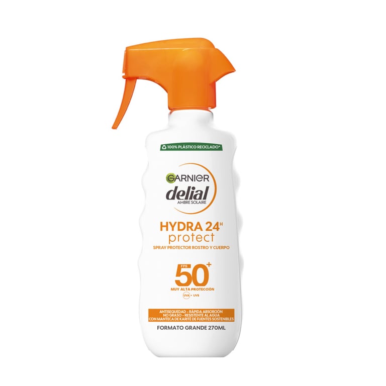 Hydra 24 Protect Spray Viso E Corpo SPF50+ 270 ml di Delial - imagen 5 de 16