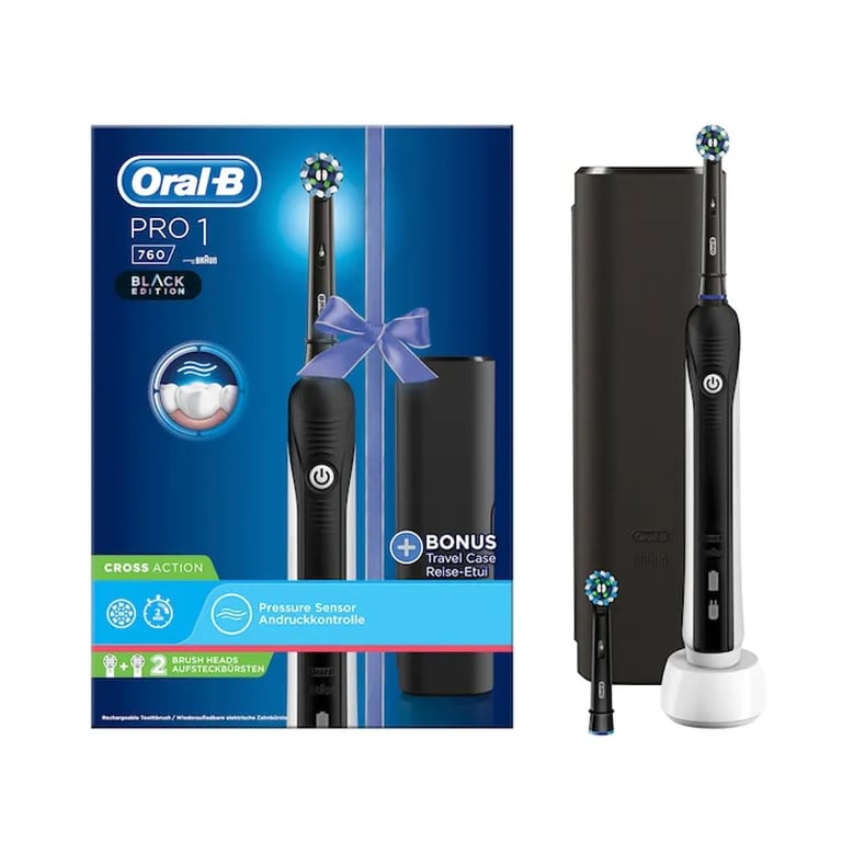 Oral-B Spazzolino Elettrico PRO1 760 Black Edition