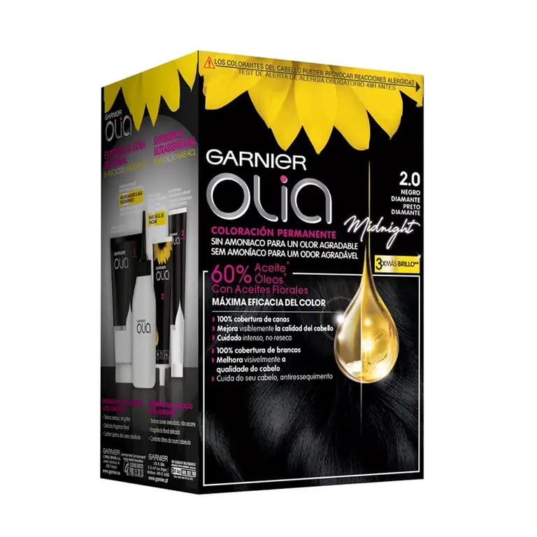 Olia Coloración Permanente #2.0 Black Diamond