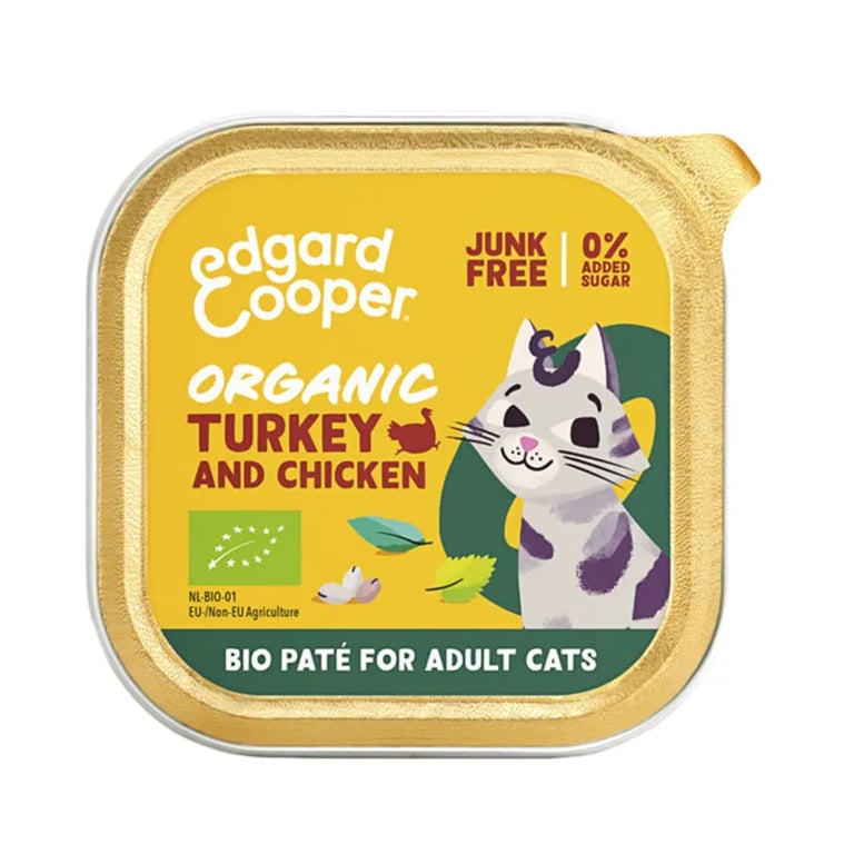 Nourriture Humide Pâté Bio Dinde et Poulet