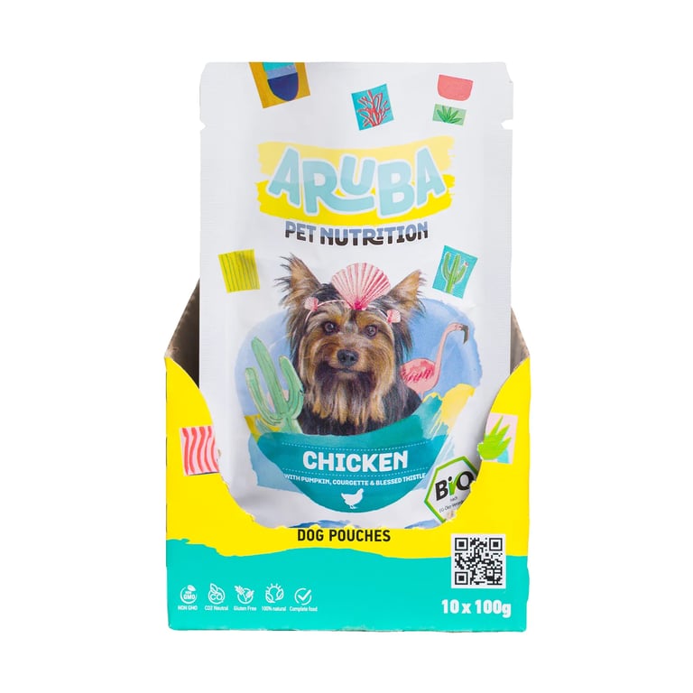 Aruba Dog Biologisch Kip Met Pompoen Courgette En Berkel