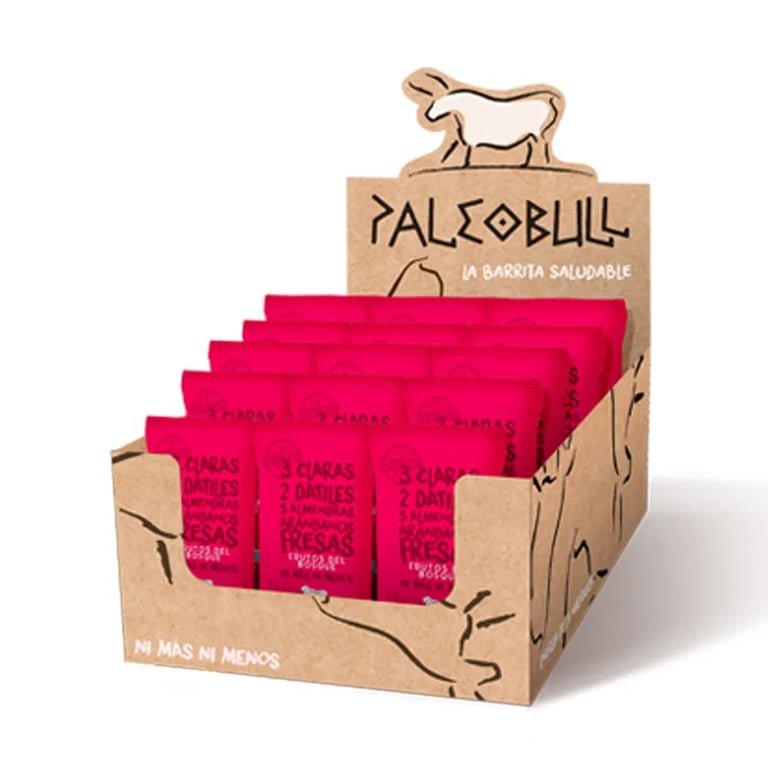 PALEOBULL BARRITA DE ARÁNDANOS, FRESAS Y FRUTOS DEL BOSQUE