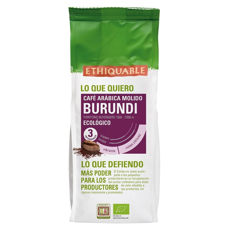 Café Arábica Molido Premium De Burundi Eco