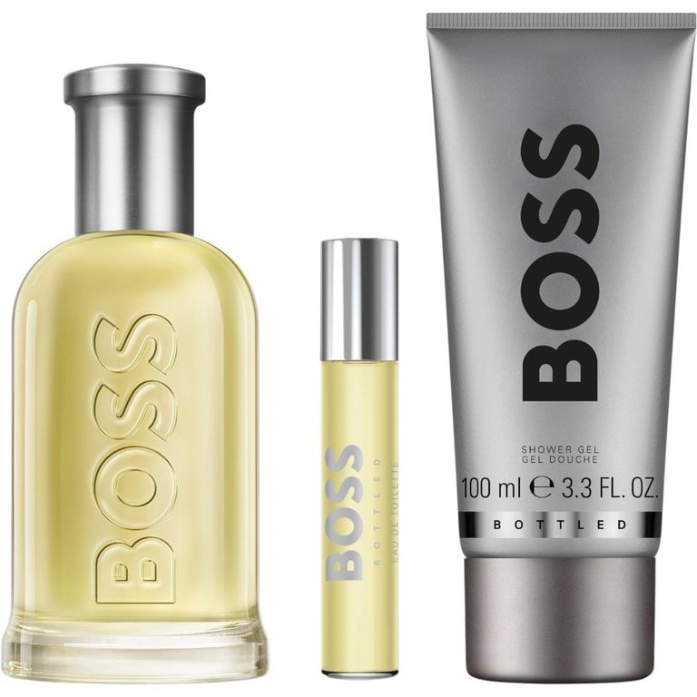 Boss Bottled Set EDT 200 ml + EDT 10 ml + Douchegel 100 ml - imagen 2 de 12