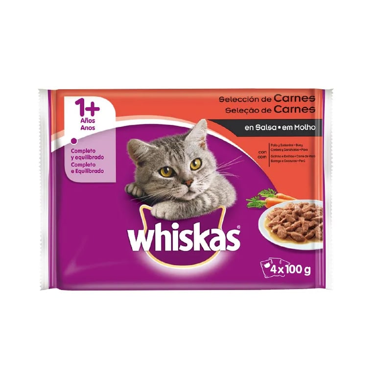 Nassfutter für Katzen +1 Jahre mit Fleisch