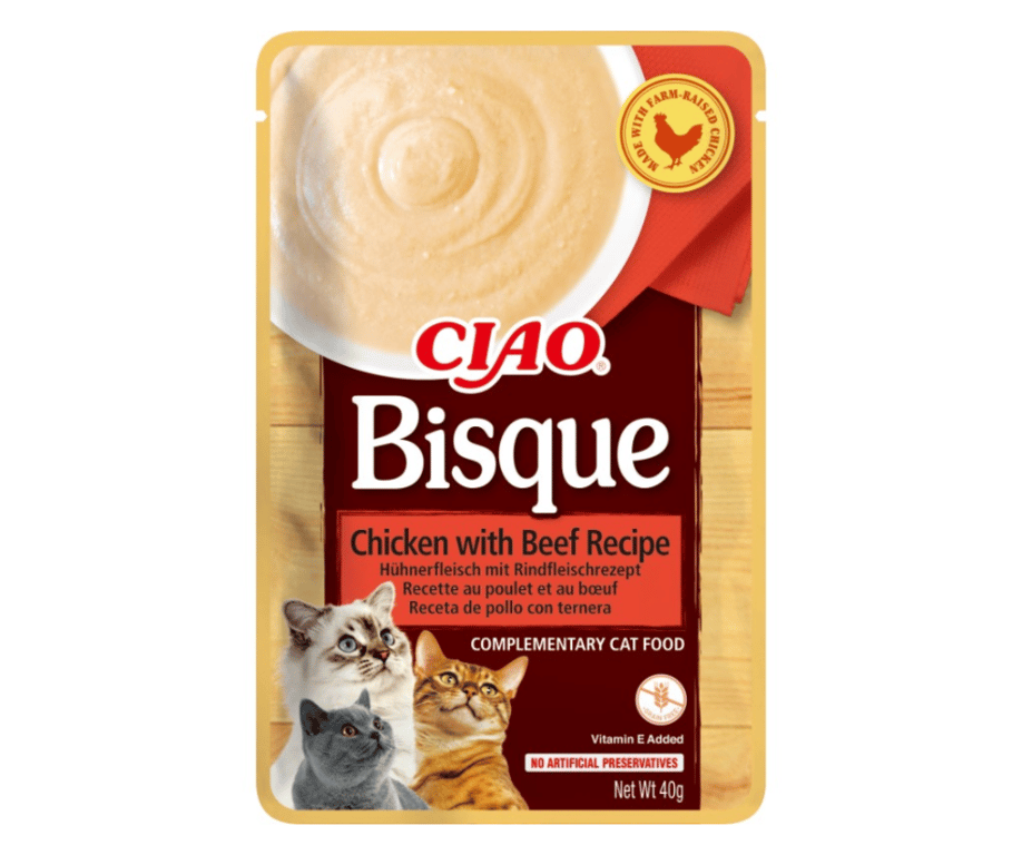 Bisque Hühnchen-Rinderfleisch