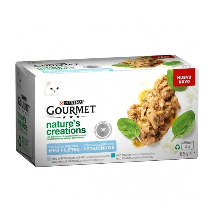Nature's Creations Minifilets Fisch aus dem Ozean und Thunfisch