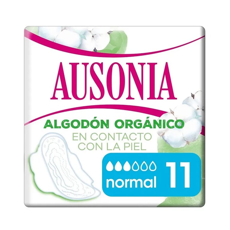 Ausonia 100% Cotone Organico Normale