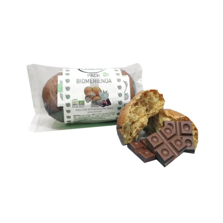BIO MERIENDA (BOLLOS+CHOCOLATINA) ECO 60g+25g