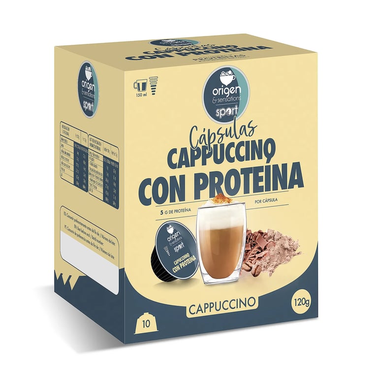 Cápsulas Cappuccino Con Proteína