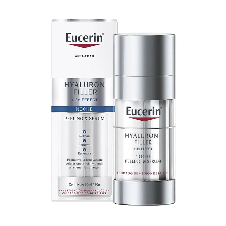 EUCERIN HYALURONFILLER PEELING & SERUM NACHT