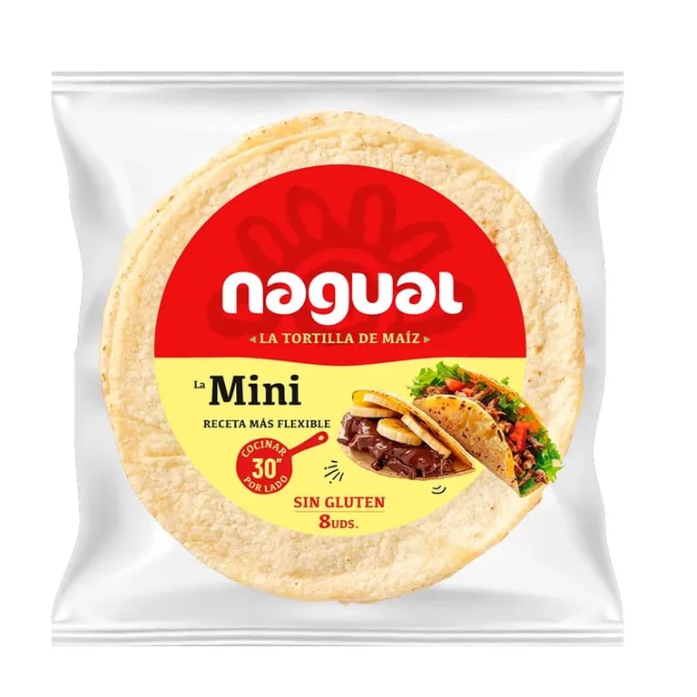 Tortilla De Maíz Mini Tacos Sin Gluten