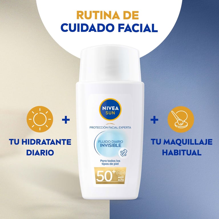 Fluide Facial Invisible SPF50+ 40 ml de Nivea