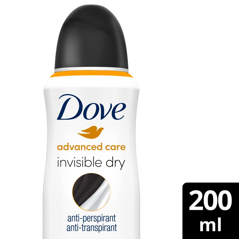 Advanced Care Invisible Dry Déodorant Spray 200 ml de Dove
