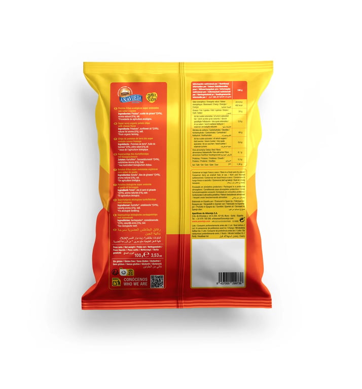 Bio-Wellenkartoffelchips mit Käse - imagen 4 de 4