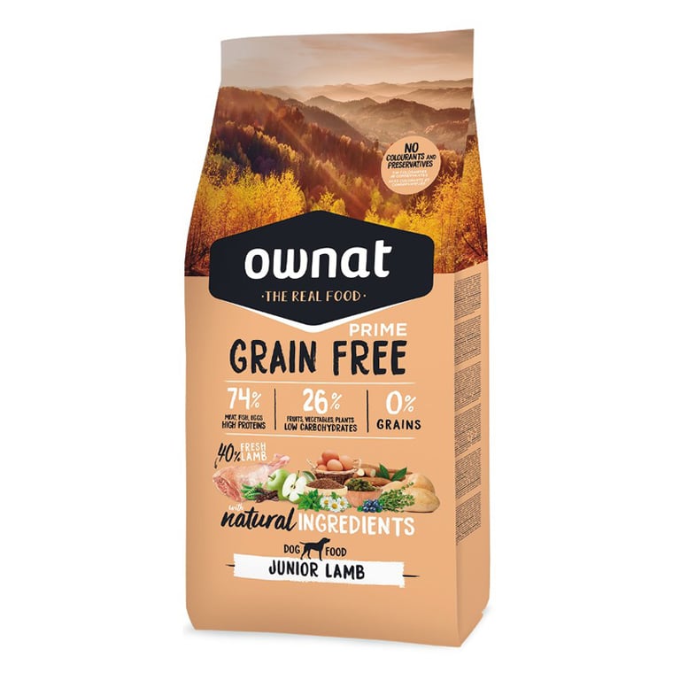 Ownat Prime Canine Junior Grain Free Lamm