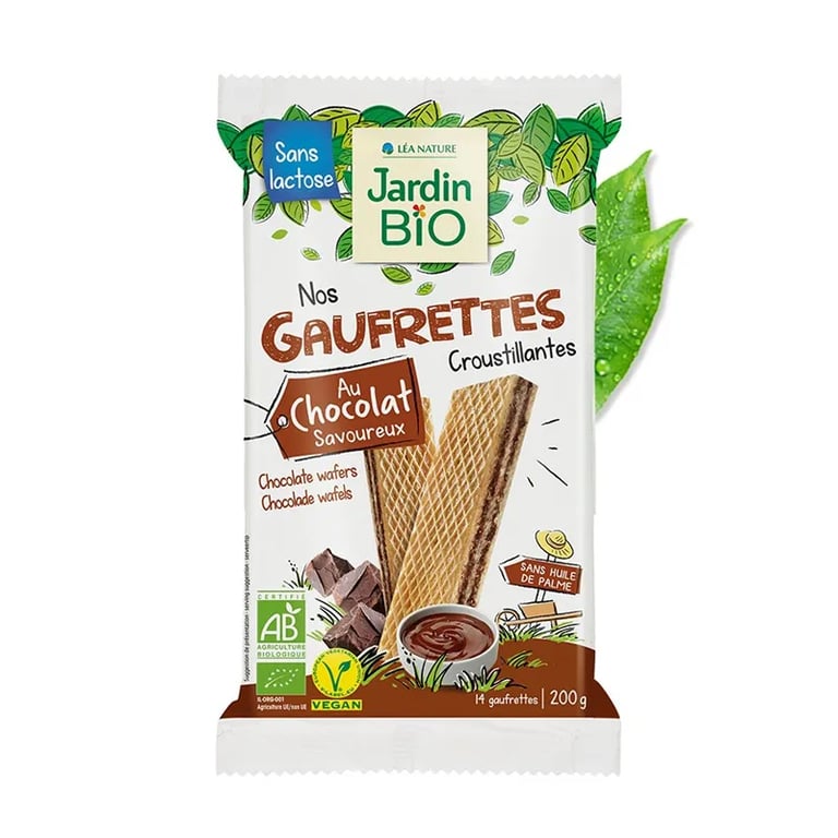 Gaufrettes Croustillantes Au Chocolat Bio