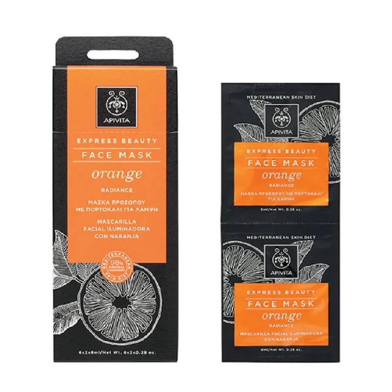Express Beauty Masque Visage Illuminateur Orange