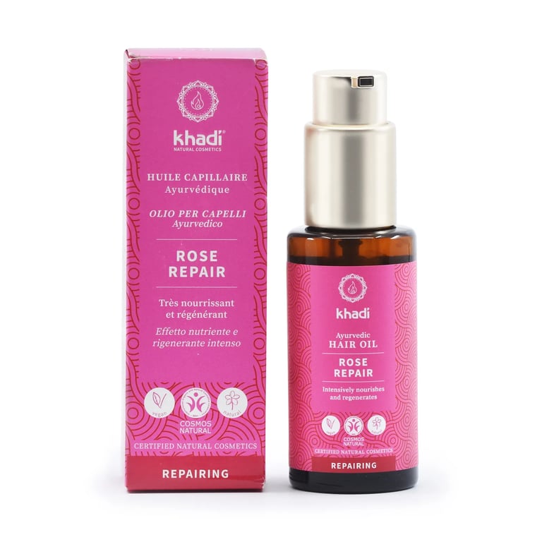 Ayurvedisches Rosen-Haaröl für geschädigtes Haar