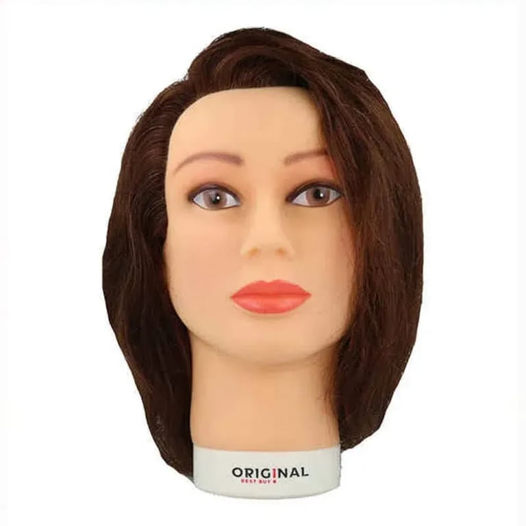 Mannequinkopf Valeska 40 cm menschliches Haar